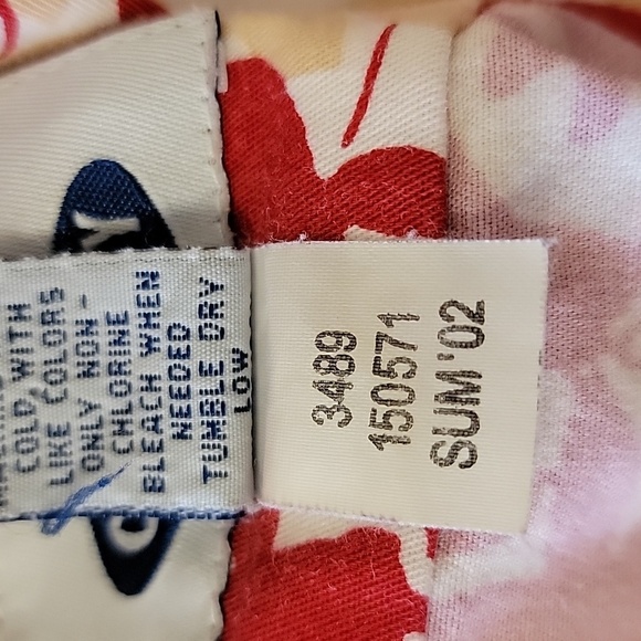 Vintage Y2K Old Navy | Red White Cream Floral Cami Sundress Size 4 - Picture 3 of 7